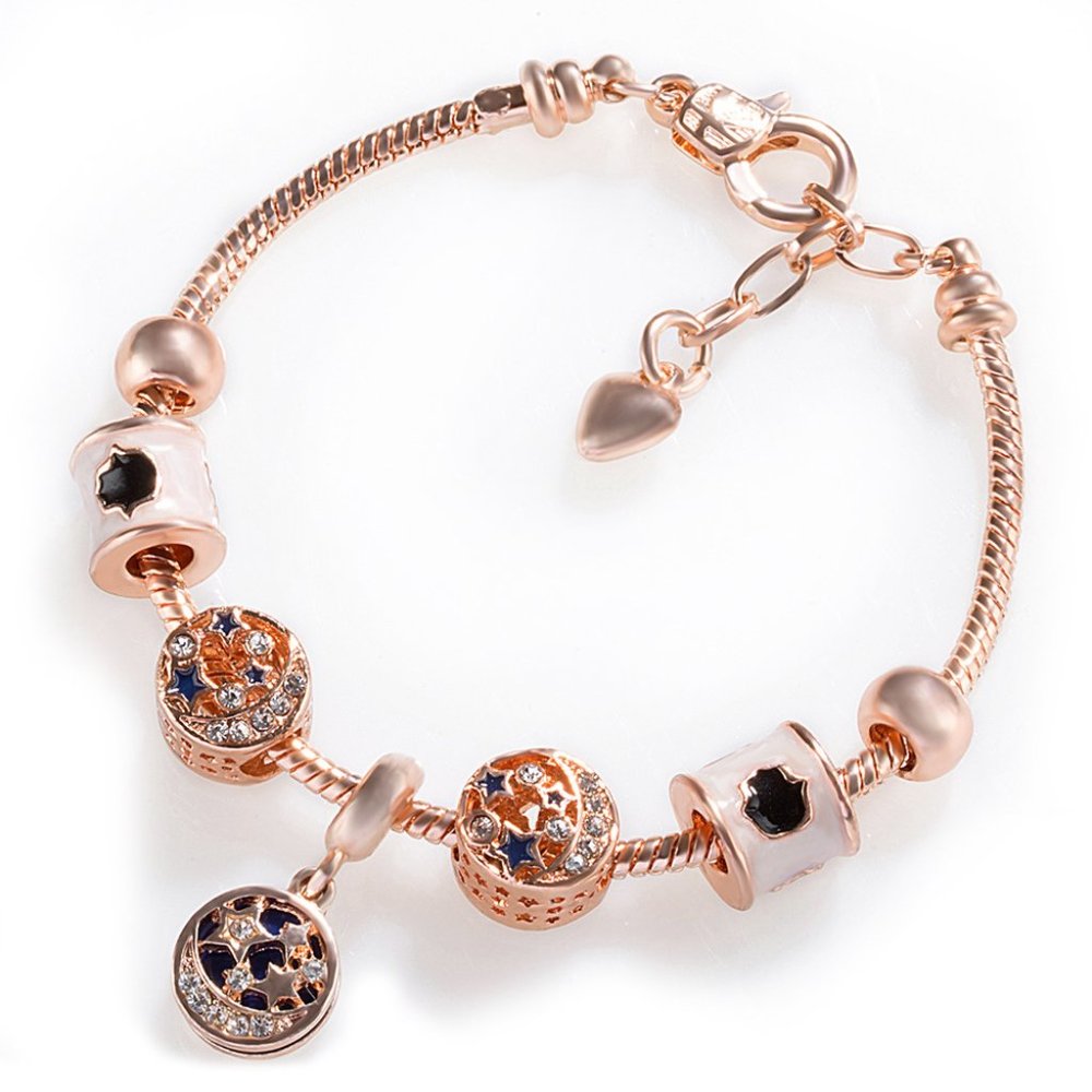 3/$35 💗 Rose Gold Charm Bracelets Bangles
